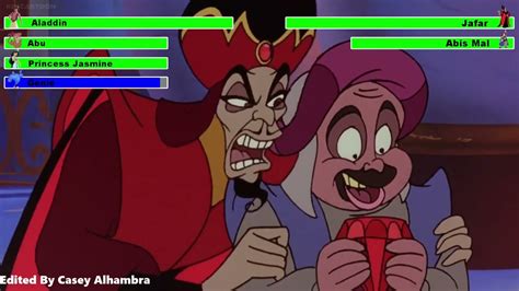 Aladdin 2: The Return of Jafar (1994) Final Battle with healthbars 1/2 ...