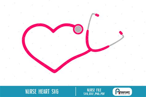 Nurse Heart Svg - So Fontsy