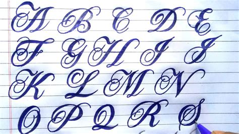 How to write in Cursive-Calligraphy Alphabets a-z |Edwardian font style ...