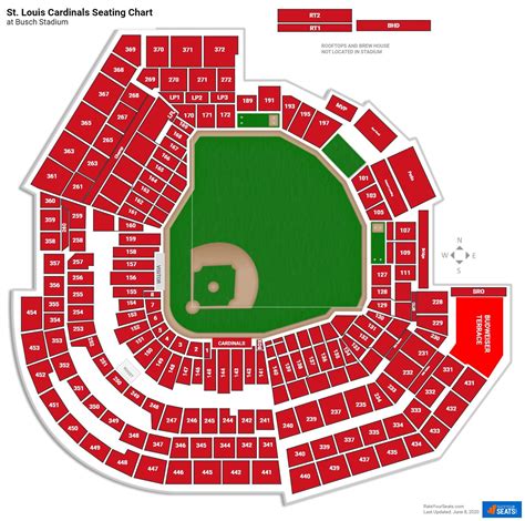 St Louis Cardinals Seating Chart Map | Paul Smith