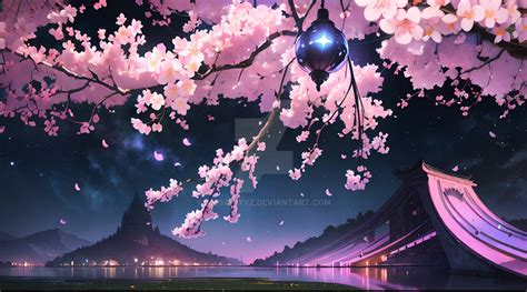 Beautiful anime Wallpaper Cherry blossom by AkiSakiXYZ on DeviantArt