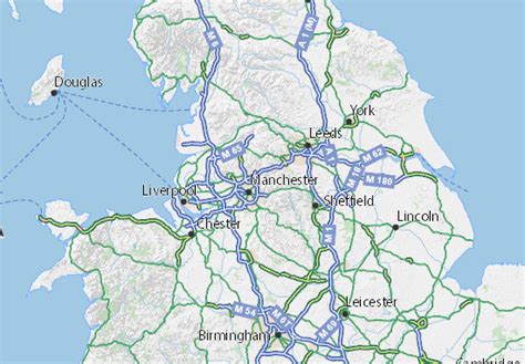 MICHELIN Oldham map - ViaMichelin