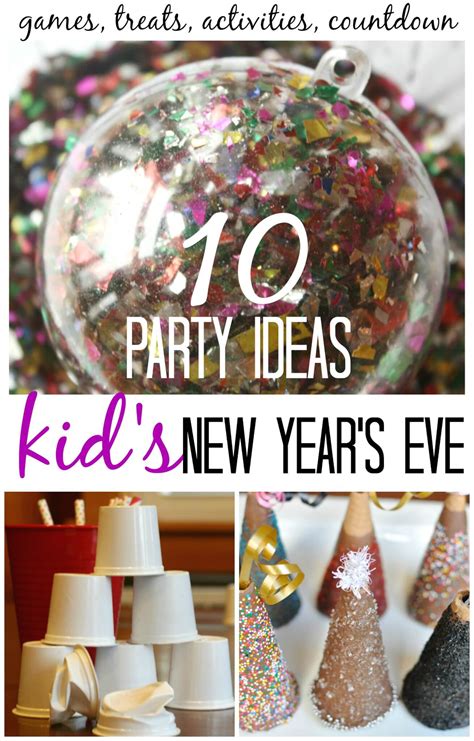 New Years Eve Party play activities and Ideas for Kids