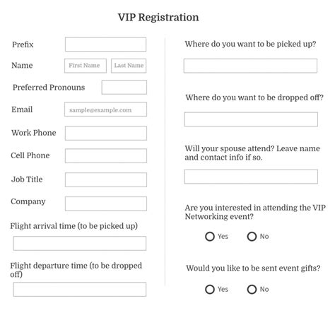 7 Commonly Used Event Registration Forms and Templates - Regpack