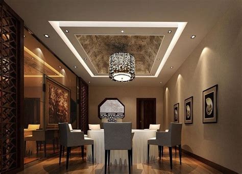 Dining Room Ceiling with Lights | Interior design dining room, Dining ...