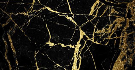 Aesthetic Black And Gold Marble Wallpaper - Download Free Mock-up