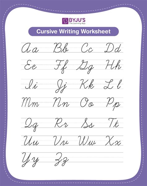 Cursive Alphabet Cursive Alphabet Chart, Cursive Writing, 53% OFF