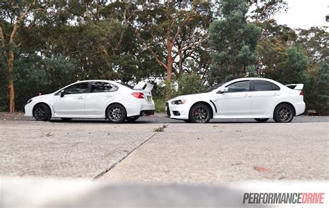 2016 Mitsubishi Lancer Evo X vs Subaru WRX STI – PerformanceDrive