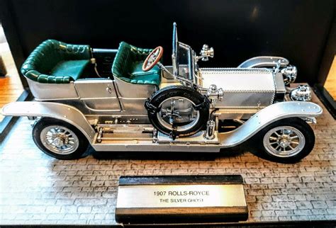 Vintage Franklin MINT 1907 Rolls Royce" Silver Ghost Touring Car "1 24 ...