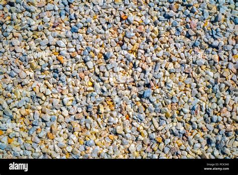 Texture with small colored gravel Stock Photo - Alamy