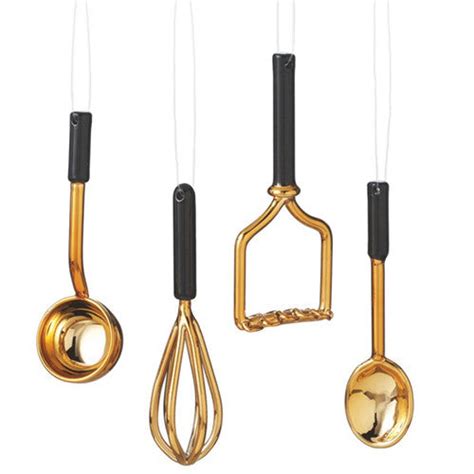 Copper Utensils Ornament Set | Cooking & Baking Christmas Decorations ...