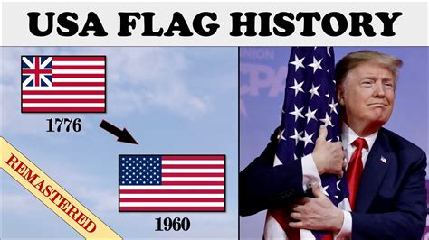 USA Flag History. Every US Flag 1776-2020. - YouTube