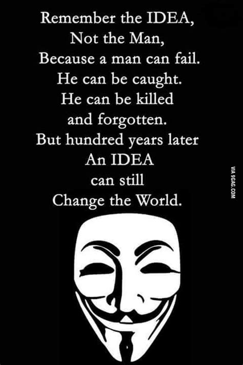 Remember The Idea - Awesome | Vendetta quotes, V for vendetta quotes, V ...