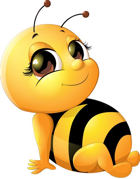 Beso De Abeja Vector Png Beso Abeja Abeja De Dibujos Animados Png Y ...