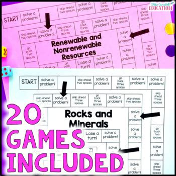 Science 5th Grade Games - Science Centers - 20 Science Games - Review ...