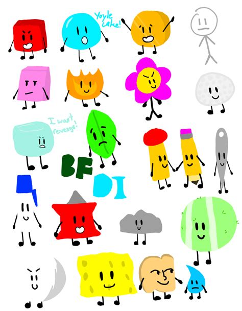 Bfdi Characters - MH Newsoficial