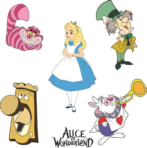 Printable Alice in Wonderland Characters | Alice in wonderland ...