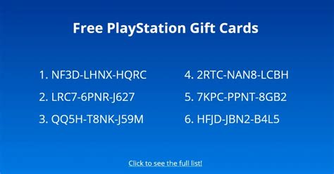 45+ Free PlayStation Gift Cards - Followchain