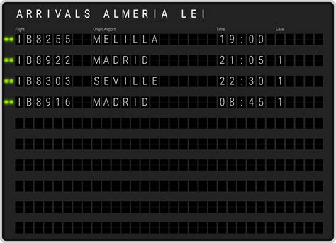 Almería Airport Arrivals [LEI] Flight Schedules & LEI arrival