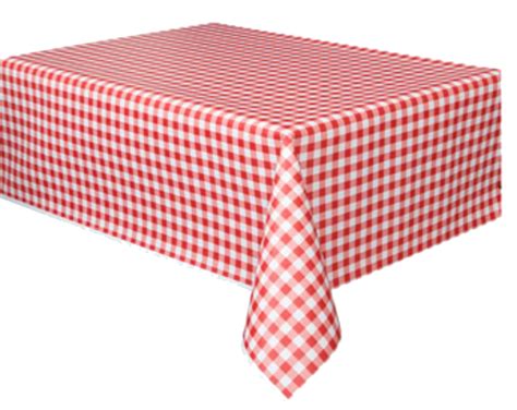 Red Gingham Table Cloth | Just Party Supplies NZ