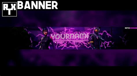 FORTNITE BANNER TEMPLATE | FREE DOWNLOAD | SPEEDART - YouTube