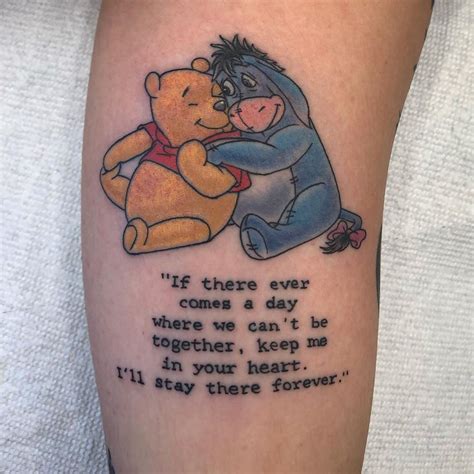 UPDATED: 40 Uplifting Winnie the Pooh Tattoos (November 2020)