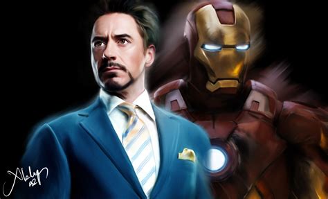 Tony Stark As Iron Man Portrait Artwork 5k Wallpaper,HD Superheroes ...