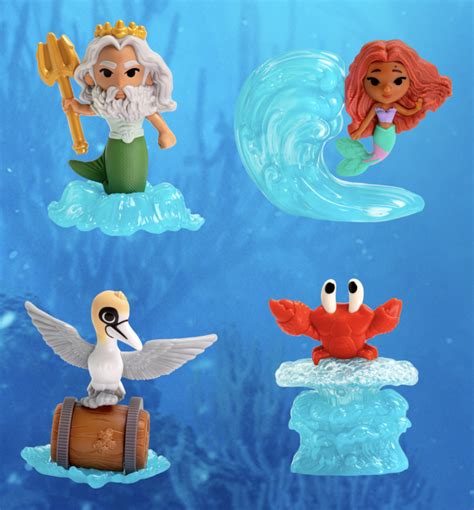 NEW 'The Little Mermaid' Happy Meal Toys Have Arrived at McDonald's ...