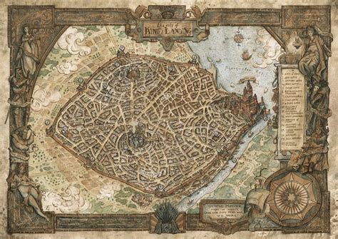 King's Landing Map - Game of Thrones by Francesca Baerald : r ...