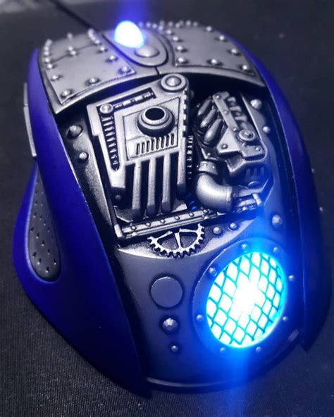 Cyberpunk Style Handrafted Computer Mouse from Armorhamster Mouse ...