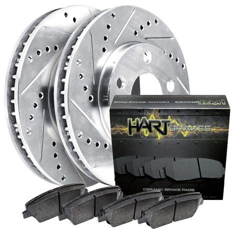 Hart Brakes Front Brakes and Rotors Kit |Front Brake Pads| Brake Rotors ...