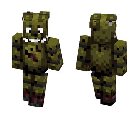 Get SpringTrap From FNAF 3 Minecraft Skin for Free. SuperMinecraftSkins