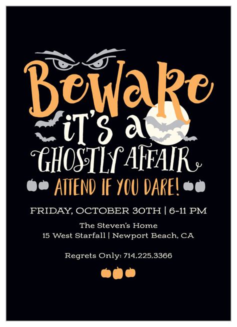 Halloween Invitation Ideas