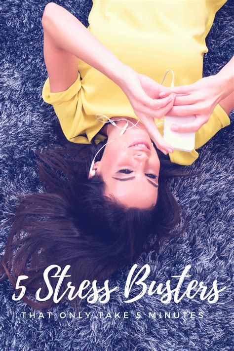 5 Stress Busters You Can Do in 5 Minutes