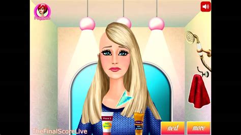 Barbie Hair Salon Games - YouTube