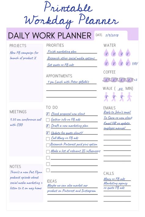 This item is unavailable - Etsy | Daily work planner, Work planner, Planner