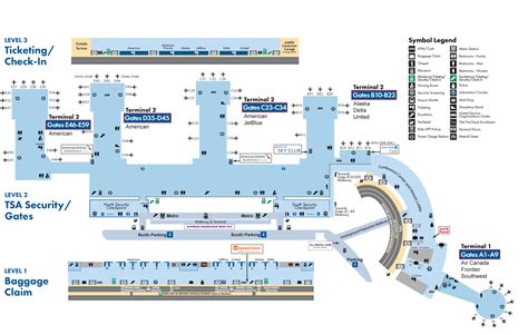 DCA Airport Map – Ronald Reagan Washington National Airport Map