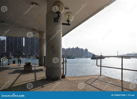 Tsuen Wan Pier at the Tsuen Wan Ferry Pier 9 Sept 2021 Editorial Stock ...