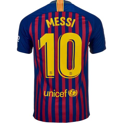 Nike Messi Barcelona Home Jersey - Youth 2018-19 - SoccerPro