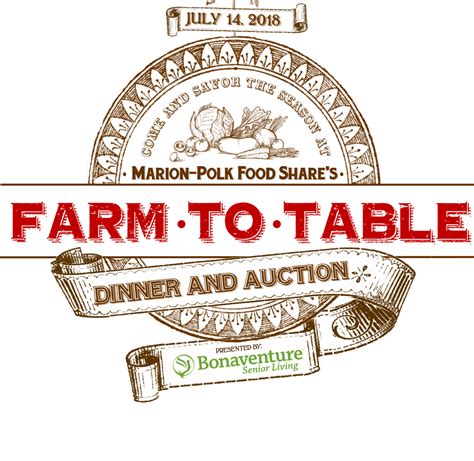 Farm to Table Dinner And Auction - Marion Polk Food Share