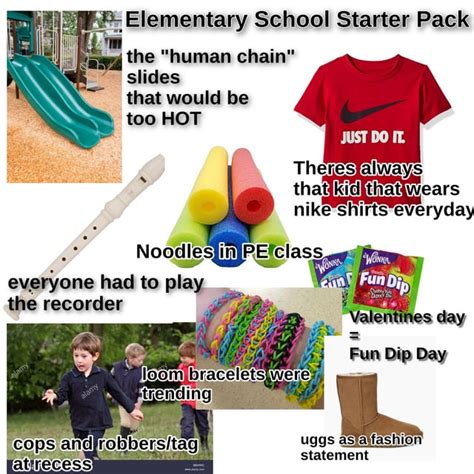 Elementary school starter pack : r/starterpacks