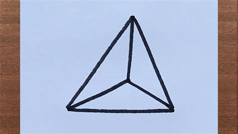 How To Make A 3d Triangle Drawing - Printable Templates Free