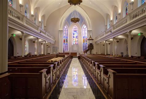 Inside St. Matthews Lutheran Church in downtown Charleston, SC ...