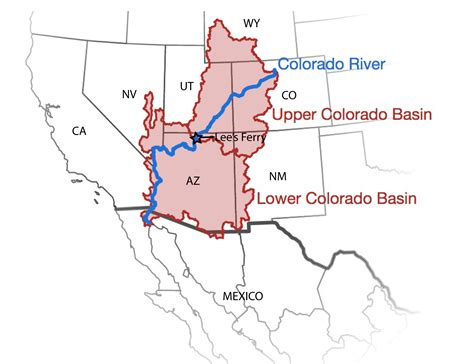 Upper Colorado River Basin Map