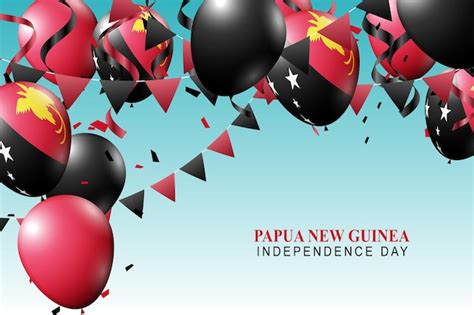 Premium Vector | Papua New Guinea Independence Day background