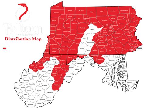 Helltown Distribution Map PA MD WV 1 - Helltown Brewing