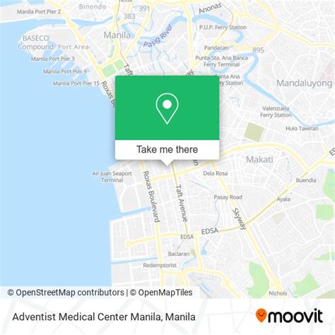 How to get to Adventist Medical Center Manila in Manila by bus or train?