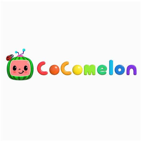 the word cocomelon is made up of letters and an image of a cartoon ...