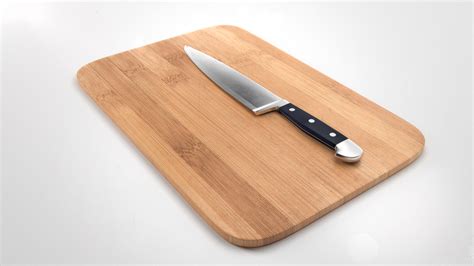 kitchen knife cutting board 3d max