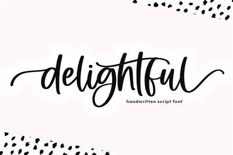 Delightful | Modern Script Font By KA Designs | TheHungryJPEG